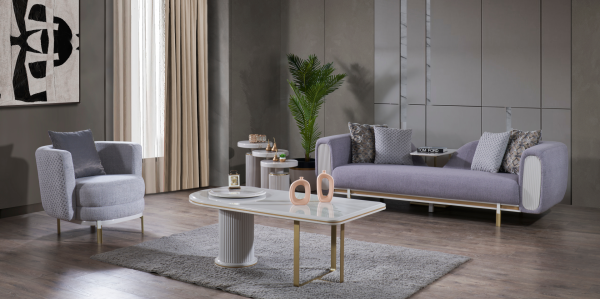 Lizbona Koltuk Takımı(Sehpalı Üçlü Koltuk)