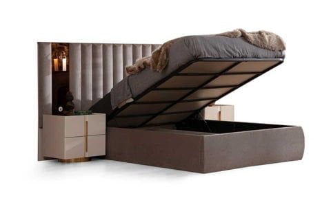 Asos 160*200 cm Başlıklı Bazalı Karyola