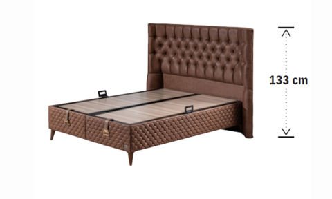 Platinium 100*200 cm Tek Kişilik Başlıklı Baza