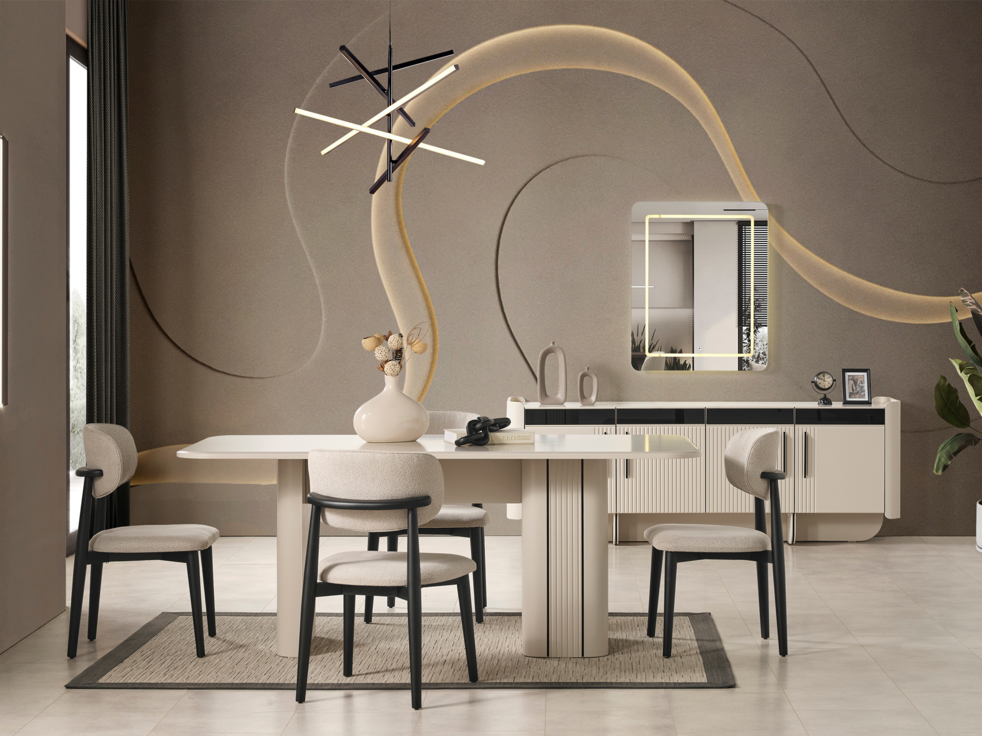 Belin Yemek Odası(Masa ve 6 Sandalye)