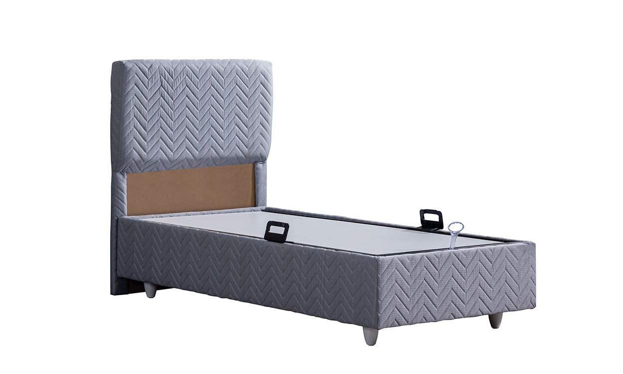 Kristal 100*200 cm Tek Kişilik Başlıklı Baza