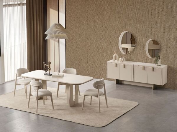 Trendi Yemek Odası ( masa +6 sandalye )