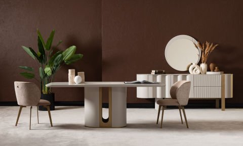 Porto Yemek Odası(Masa ve 6 Sandalye)