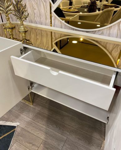 Guccix Ekru Yemek Odası Takımı