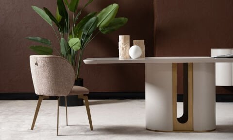 Porto Yemek Masası(2.40cm)