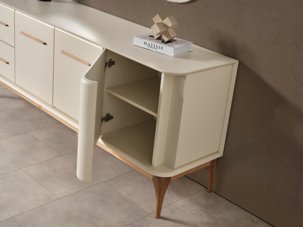 Destan Krem Yemek Odası(Konsol)