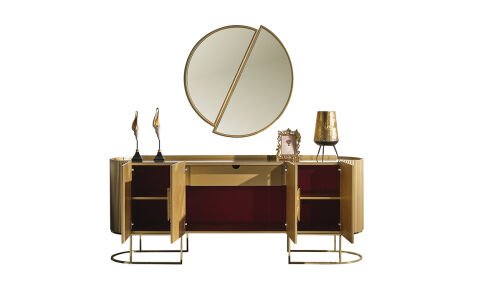 Guccix Golden Yemek Odası Takımı