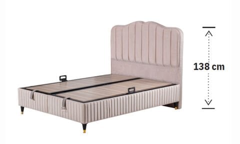 Piyano 90*190 cm Tek Kişilik Başlıklı Baza