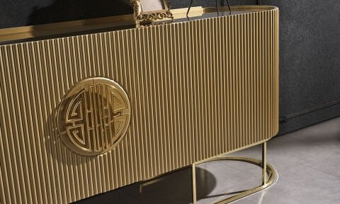 Guccix Golden Yemek Odası Konsol