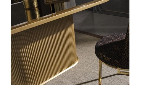 Guccix Golden Yemek Masası