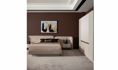 Porto Yatak Odası 160*200 cm Başlıklı Karyola