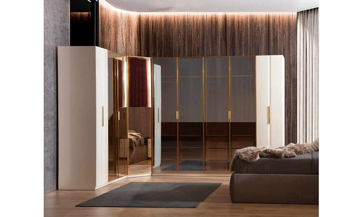 Asos Yatak Odası Takımı (Köşe Dolaplı)