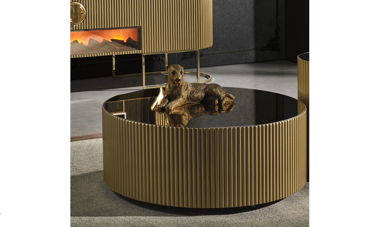 Guccix Golden Orta Sehpa