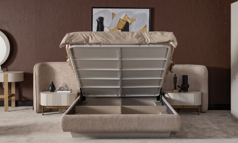Porto Yatak Odası 160*200 cm Başlıklı Bazalı Karyola