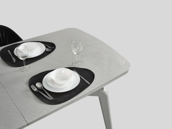 Karya Gümüş Yemek Odası(Masa ve 6 Sandalye)