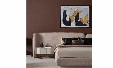 Porto Yatak Odası 180*200 cm Başlıklı Bazalı Karyola