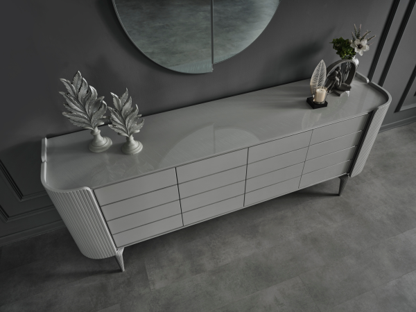 Karya Gümüş Yemek Odası(Konsol)