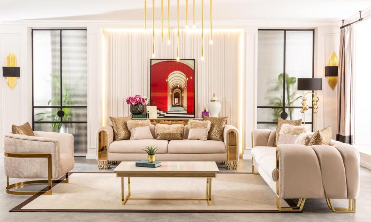 Solo Modern Koltuk Takımı (3+3+1+1)