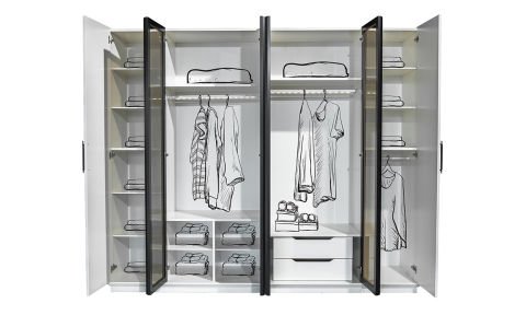 Asil Yatak Odası 6 Kapılı  Dolap