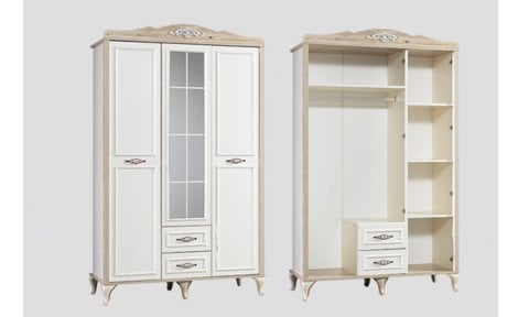 Flora Genç Odası (3 Kapılı Dolap* 100*200 cm Karyola*Komodin)