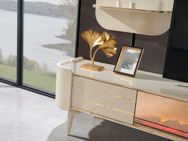 Karya Gold Şömineli TV Ünitesi