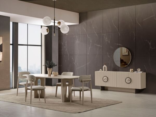 Lotussa Yemek Odası ( masa + 6 sandalye )