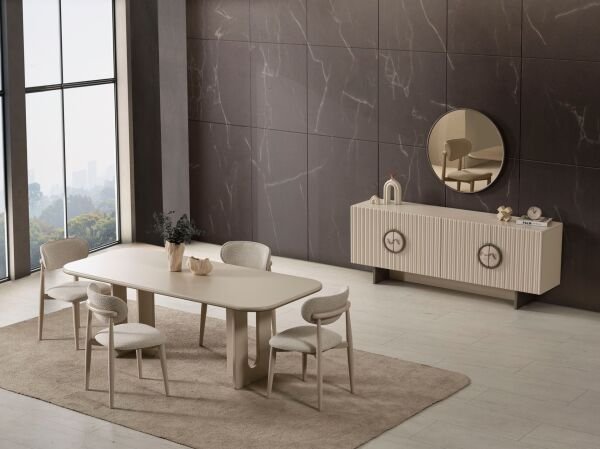 Lotussa Yemek Odası ( masa + 6 sandalye )