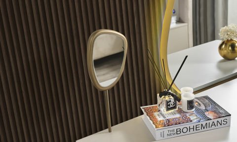 Eva Natura Yatak Odası Aynalı Şifonyer