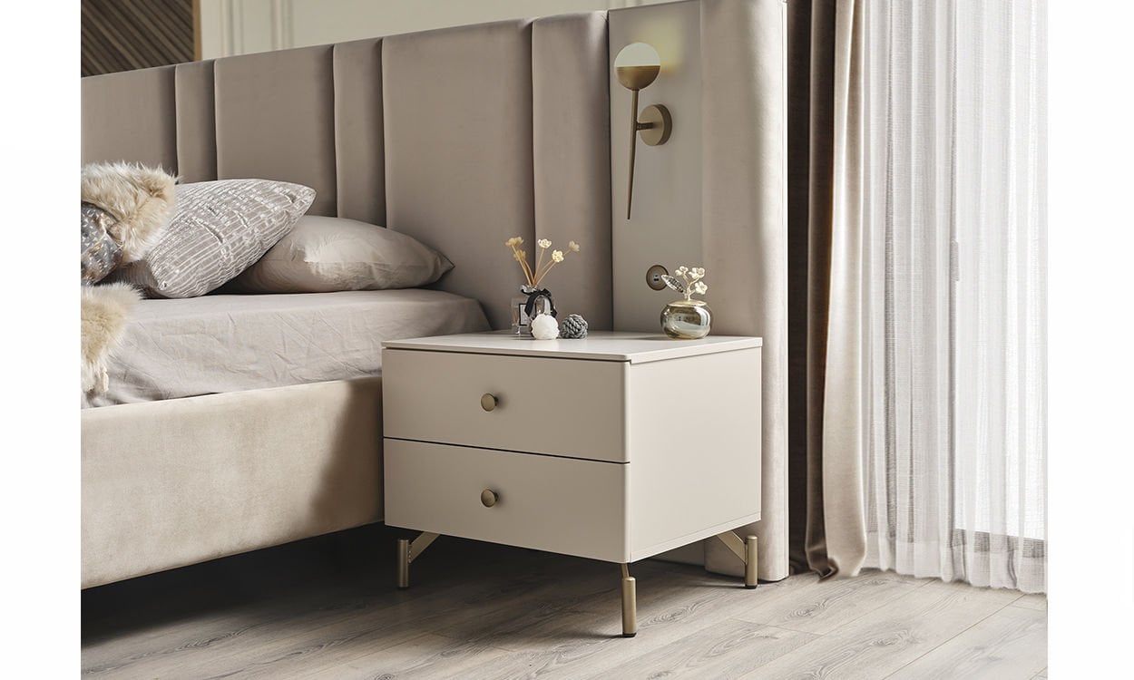 Eva Natura Yatak Odası Panolu Komodin