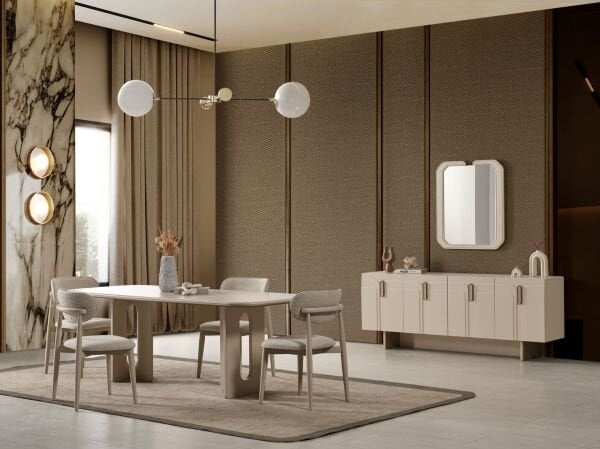 Napoli Yemek Odası ( masa + 6 sandalye )