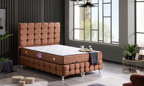 Duke 160*200 cm Çift Kişilik Başlıklı Baza Seti