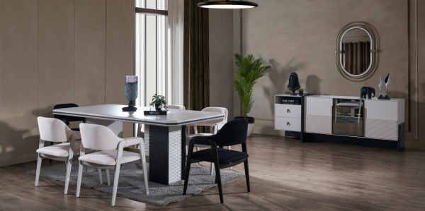 Monica Yemek Odası Takımı(6 Sandalye)