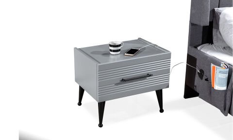 Asil Genç Odası Takımı (4 Kapılı Dolap, Komodin, Başlıklı Karyola)