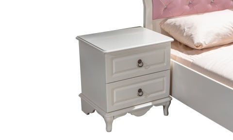 Sude Genç Odası Takımı (4 Kapılı Dolap, Komodin, Başlıklı Karyola)