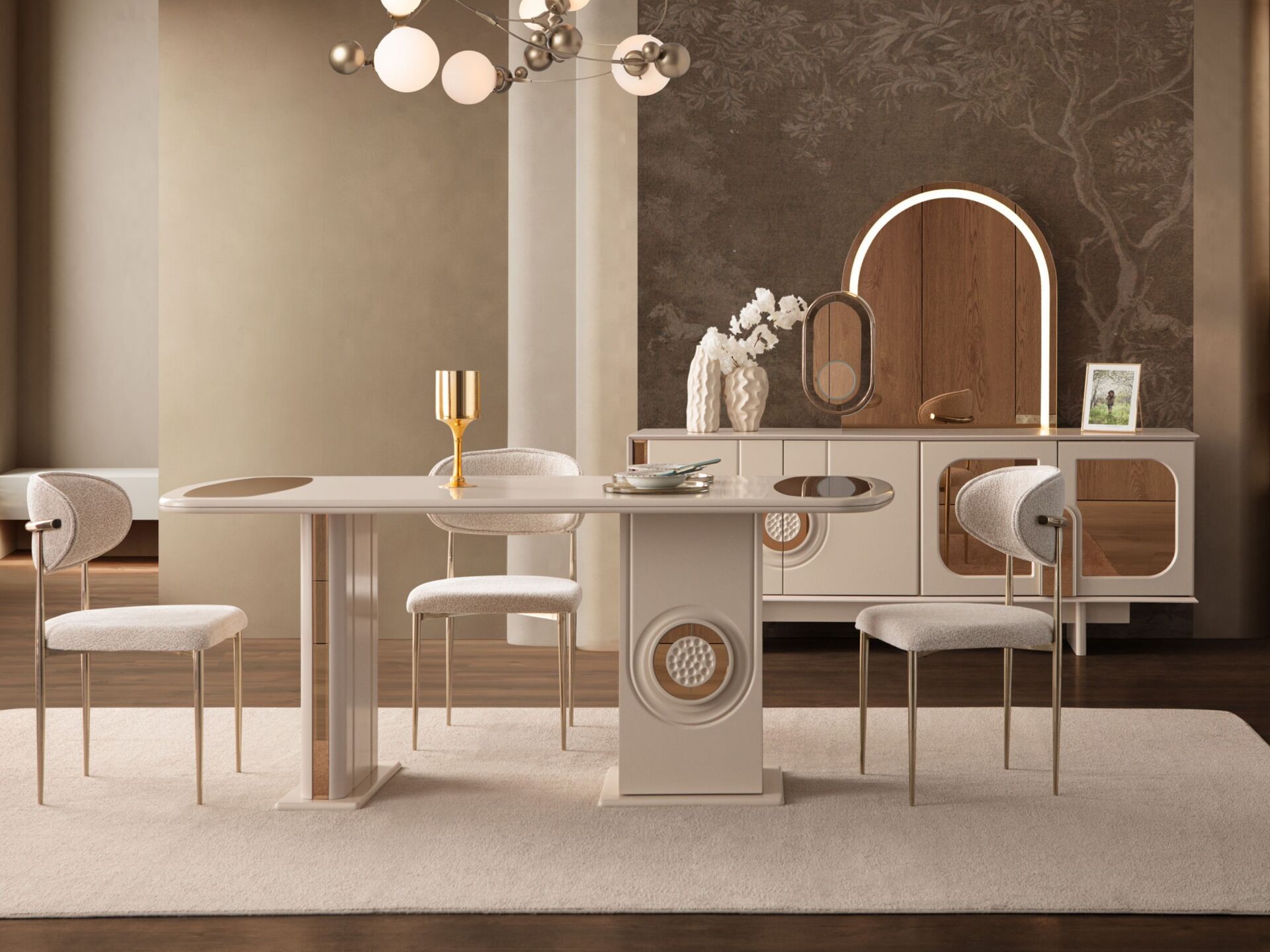 Mona Yemek Odası ( masa +6 sandalye )