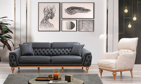 Yaren Chester Koltuk Takımı(3+3+1+1)