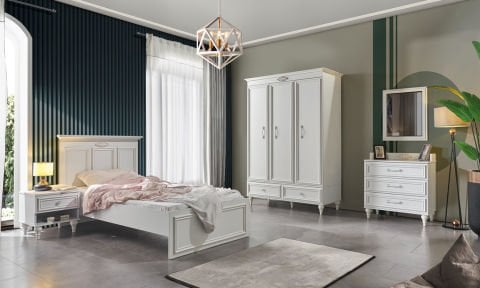 İskenderiye Genç Odası 3 Kapılı Dolap