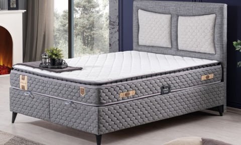 Linda 90*200 cm Tek Kişilik Başlıklı Baza Seti