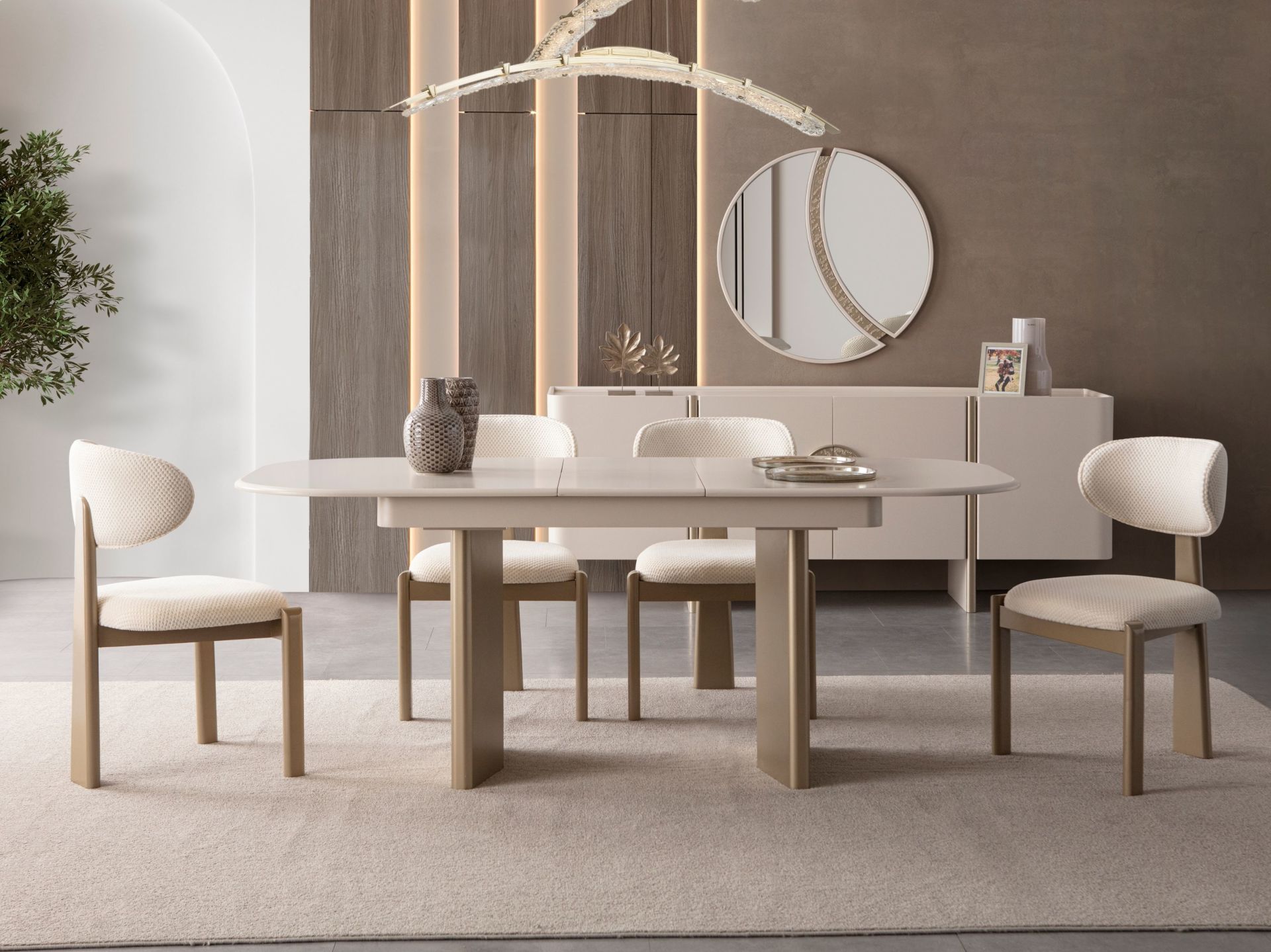 Lusso Yemek Odası ( masa + 6 sandalye )