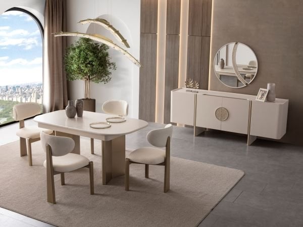 Lusso Yemek Odası ( masa + 6 sandalye )