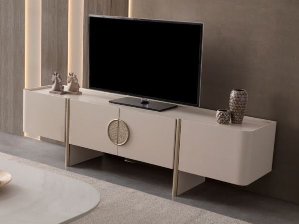 Lusso Tv Sehpası (Porselen)