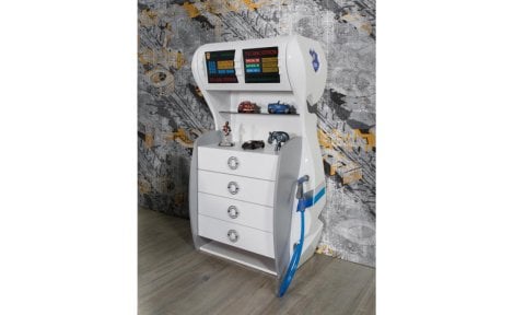 Police Genç Odası Şifonyer(Beyaz)