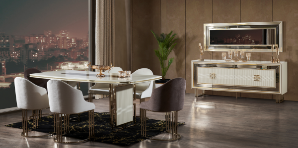 Milena Yemek Odası Takımı(6 Sandalye)