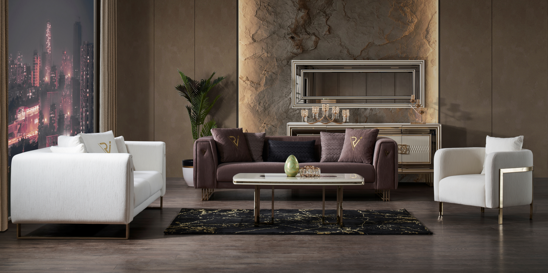 Milena Koltuk Takımı(3+3+1)