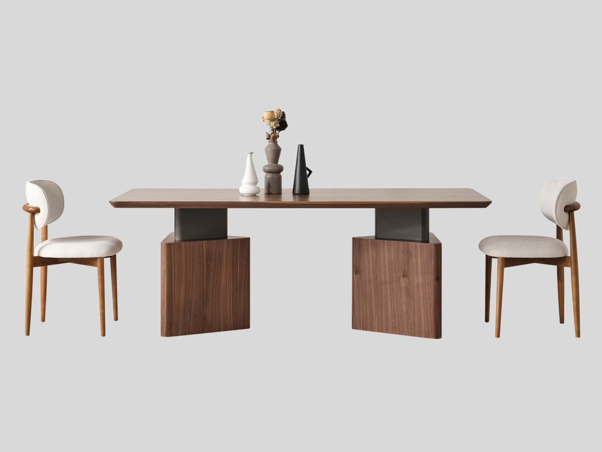 Yaldız Yemek Odası(Masa ve 6 Sandalye-Antrasit)