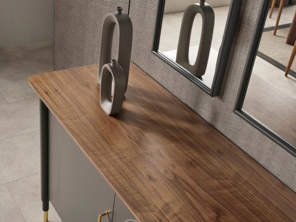 Yaldız Yemek Odası(Konsol-Antrasit)