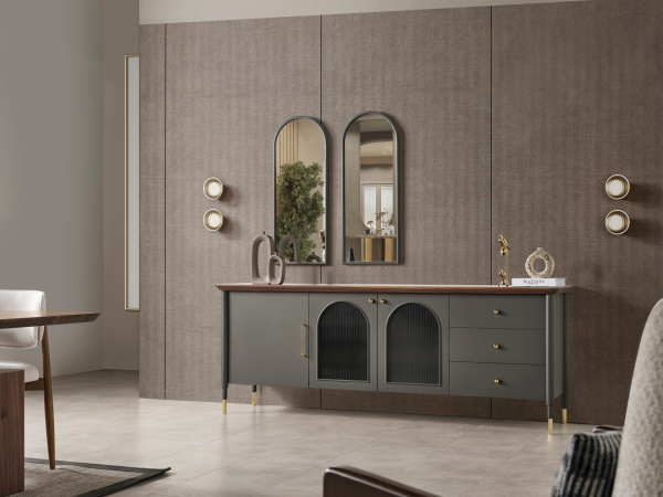 Yaldız Yemek Odası(Konsol-Antrasit)