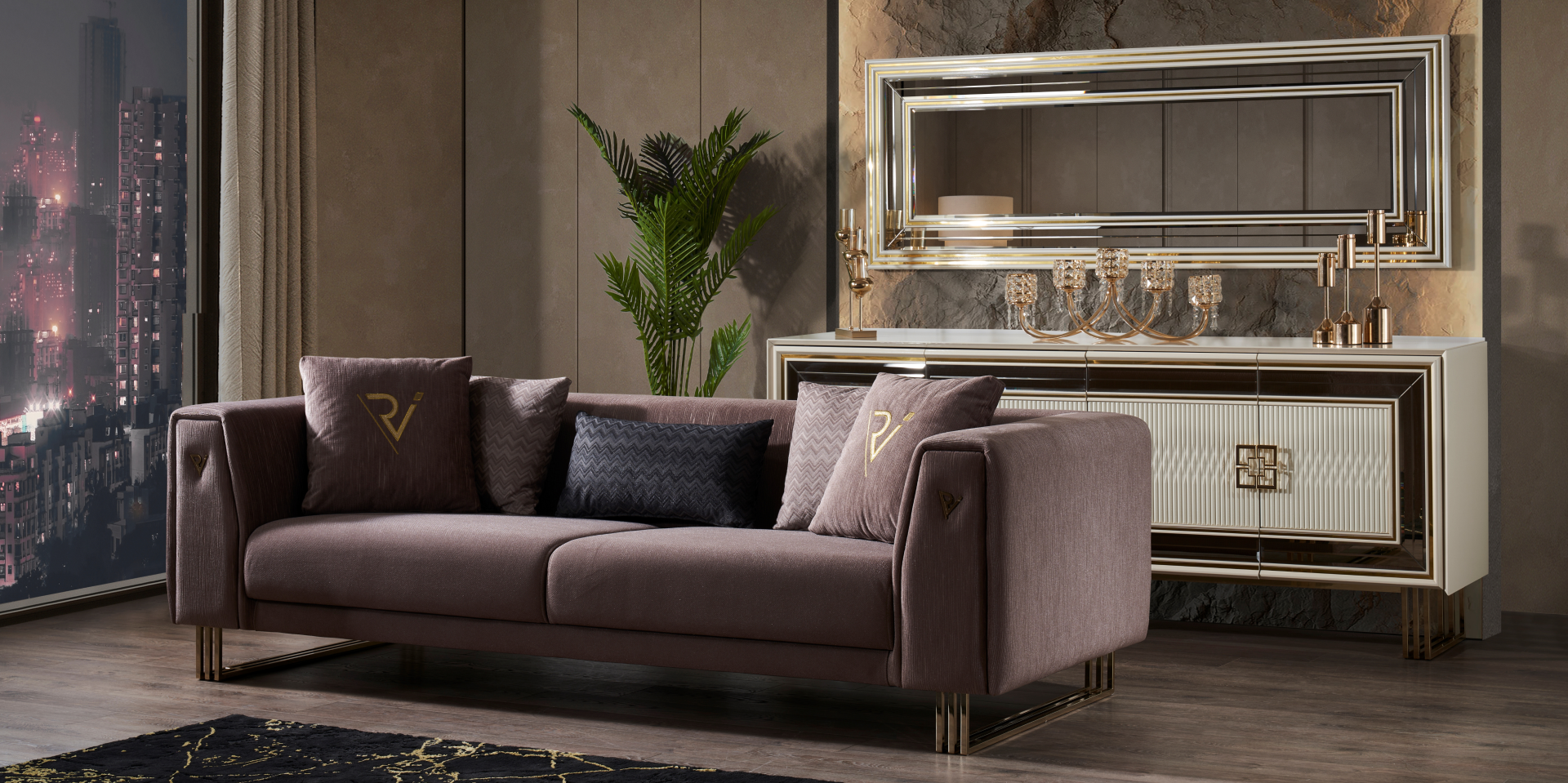 Milena Koltuk Takımı(Üçlü Koltuk)