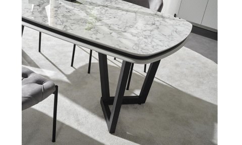 Tesla Plus Yemek Masası(Mermer)