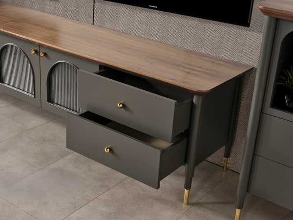 Yaldız TV Ünitesi(Antrasit)